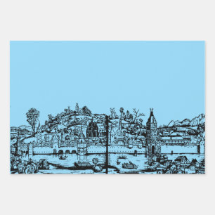 Ulm town in Baden-Württemberg in Germany Wrapping Paper Sheets