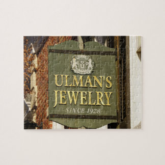 Ulman's Jewelry Store Sign, Fredericksburg Virgina Jigsaw Puzzle