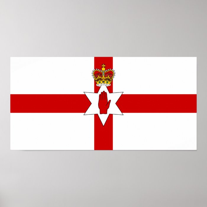 Ulster Banner Northern Ireland Flag Print