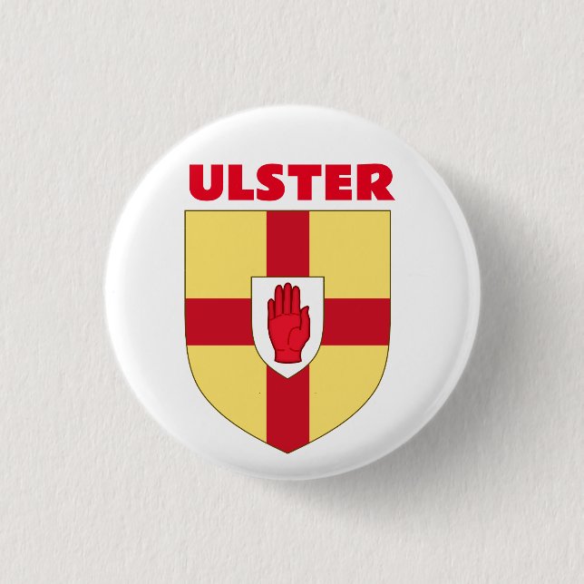 Ulster Coat of Arms Button (Front)
