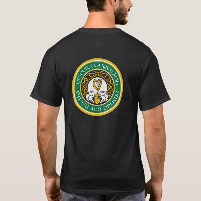 Ulster County AOH Pipe and Drum T-Shirt (Back)