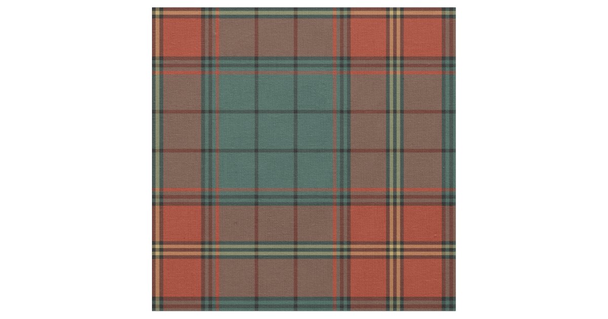 Ulster Ireland District Tartan Irish Plaid Fabric Zazzle