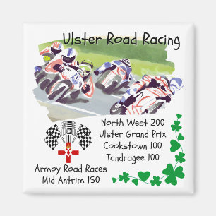 Ulster Road Racing Events Magnet