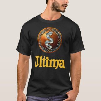 Ultima logo Serpent Black Gate Essential T-shirt