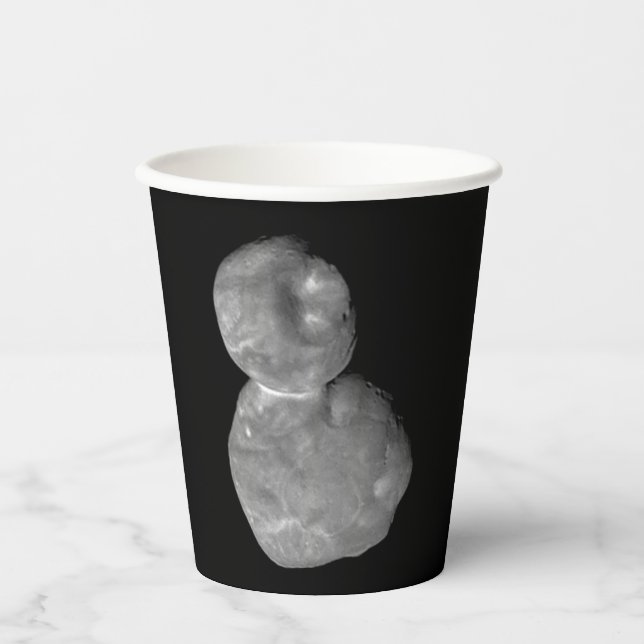 Ultima Thule Arrokoth Kuiper Belt Object Paper Cups (Front)