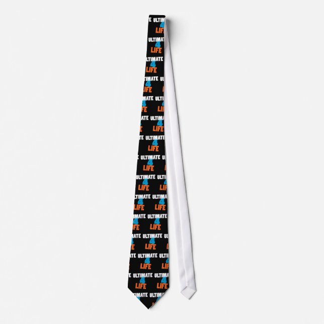 Ultimate 4 Life (dark) Tie (Front)
