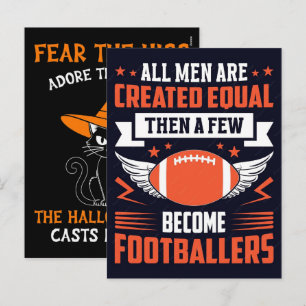 Ultimate American Football Gear Game Day Fan Appar Holiday Postcard