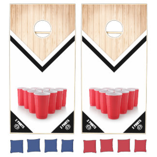 Ultimate Beer Hole Corn Pong Mashup for Tailgating Cornhole Set