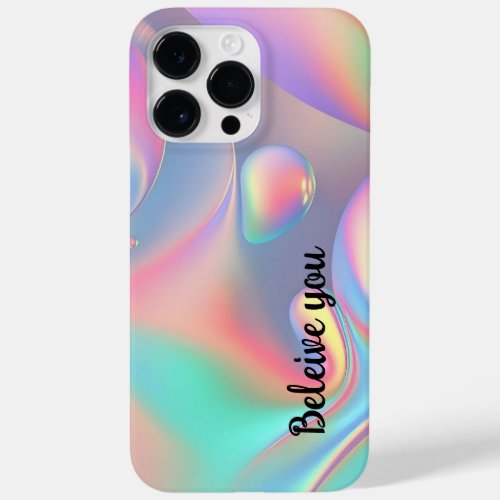 Ultimate Believe You Holographic  Case_Mate iPhone 14 Pro Max Case