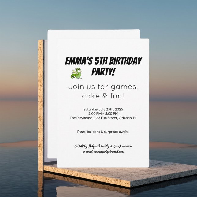 Ultimate Birthday Bash: Create Stunning Invitation (Creator Uploaded)