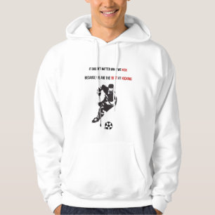 Ultimate Canadian Sports Hybrid: Soccer & Hockey Hoodie