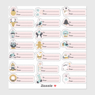 ULTIMATE CHRISTMAS GIFT TAGS VARIETY PACK 21PC SET STICKER