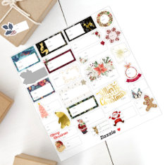 Ultimate Christmas Gift Tags Variety Pack 26pc Set Sticker at Zazzle