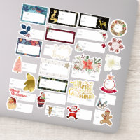 Ultimate Christmas Gift Tags Variety Pack 26pc Set Sticker