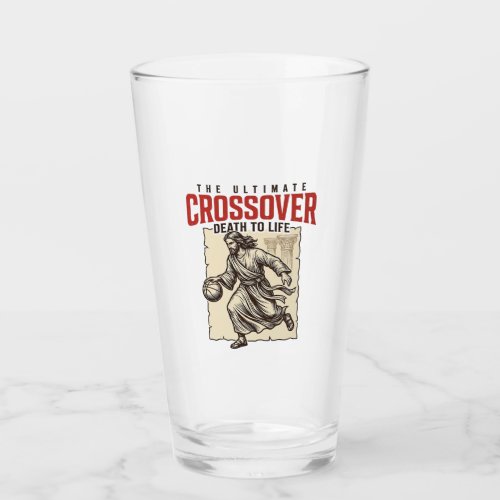 Ultimate Crossover Christian Basketball Vintage Glass