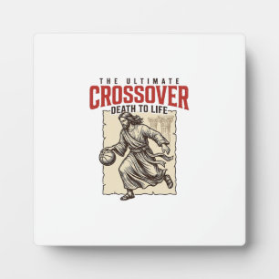 Ultimate Crossover Christian Basketball Vintage Plaque