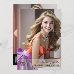 Ultimate Crown Pageant Autograph Card