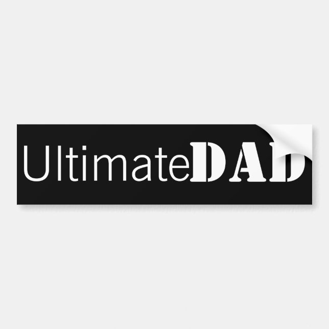 Ultimate Dad Bumper Sticker (Front)