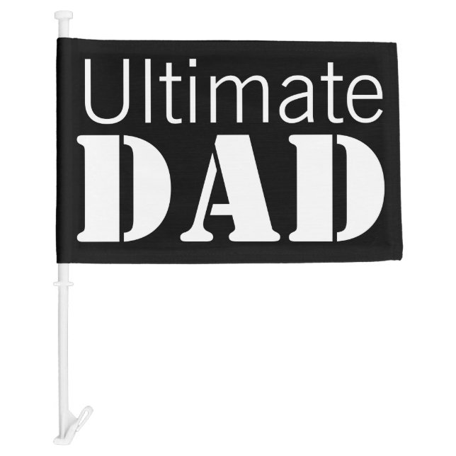 Ultimate Dad Car Flag (Front)