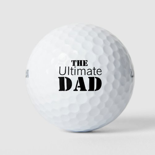 Ultimate Dad Golf Balls