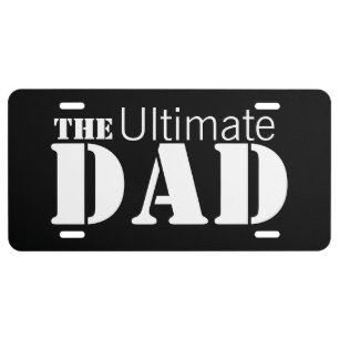 Ultimate Dad License Plate