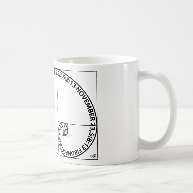 Ultimate Fibonacci Day Moment Coffee Mug (Right)