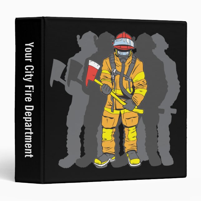 Ultimate Firefighter 3 Ring Binder (Front/Spine)