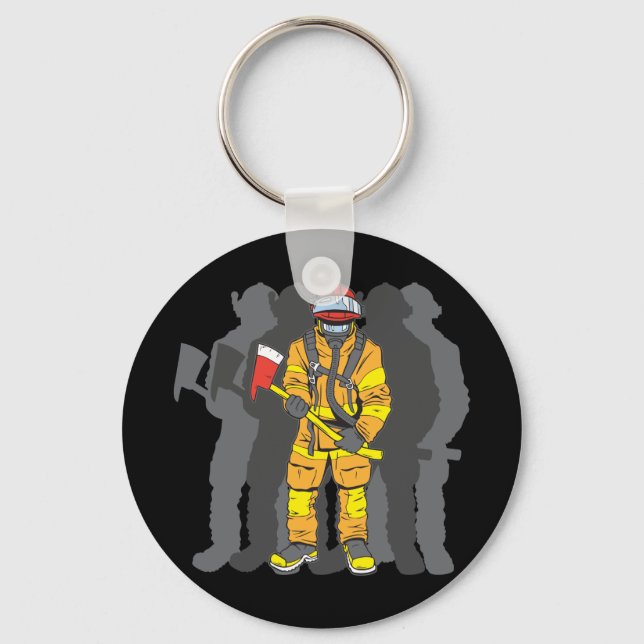 Ultimate Firefighter Keychain (Front)