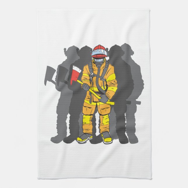 Ultimate Firefighter Kitchen Towel (Vertical)