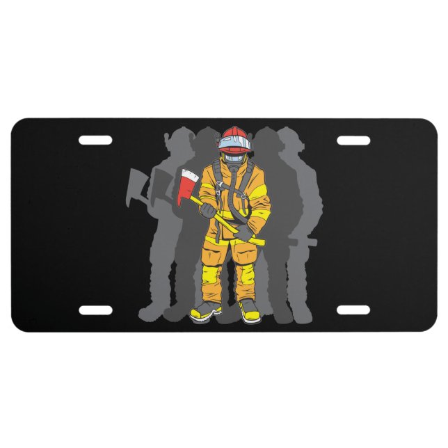 Ultimate Firefighter License Plate (Front)