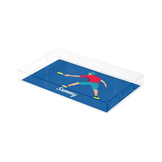 Ultimate Frisbee Acrylic Tray (Angled)