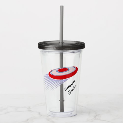 Ultimate Frisbee Acrylic Tumbler