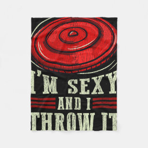 Ultimate Frisbee And Disc Golf Sport Gift Fleece Blanket