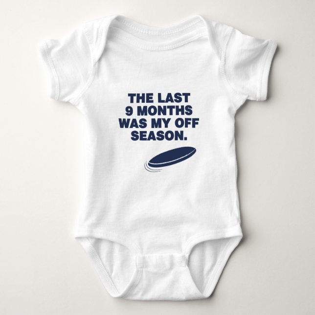 Ultimate Frisbee Baby Design Baby Bodysuit (Front)