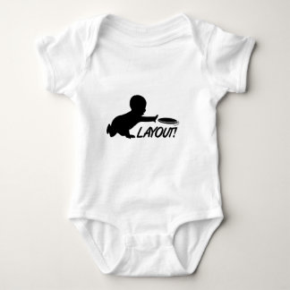 Ultimate Frisbee baby layout Baby Bodysuit