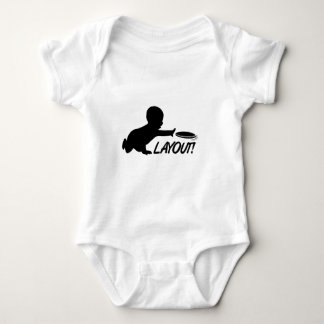 Ultimate Frisbee baby layout Bodysuit