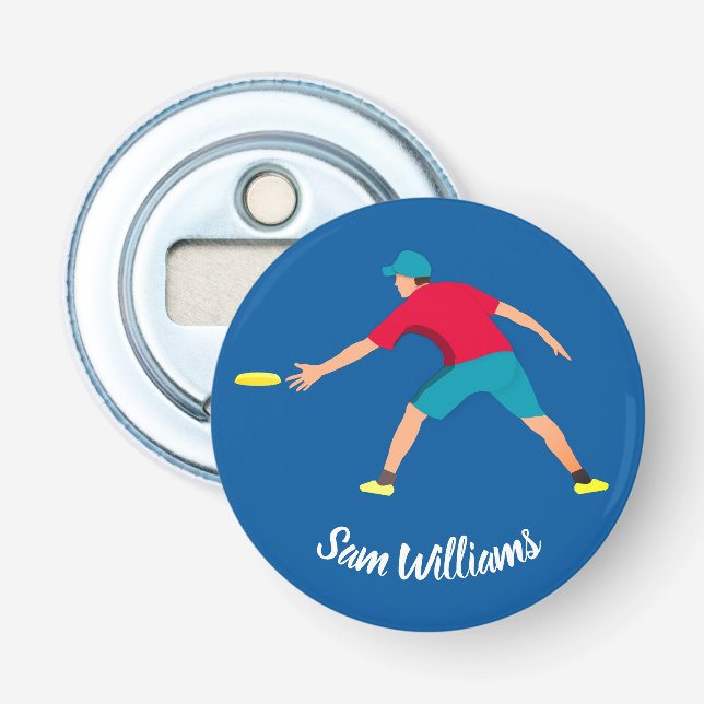 Ultimate Frisbee Bottle Opener (Front)