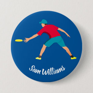 Ultimate Frisbee Button