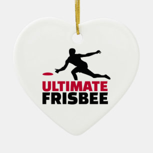Ultimate Frisbee Ceramic Ornament