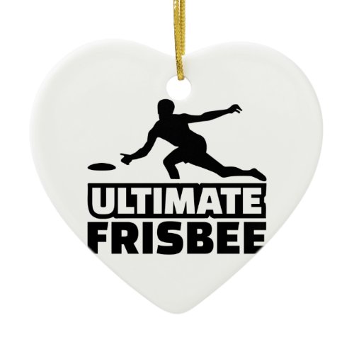 Ultimate Frisbee Ceramic Ornament