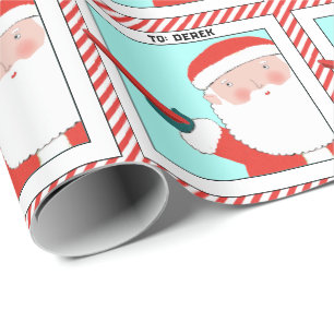 Ultimate Frisbee Christmas gift wrapping paper