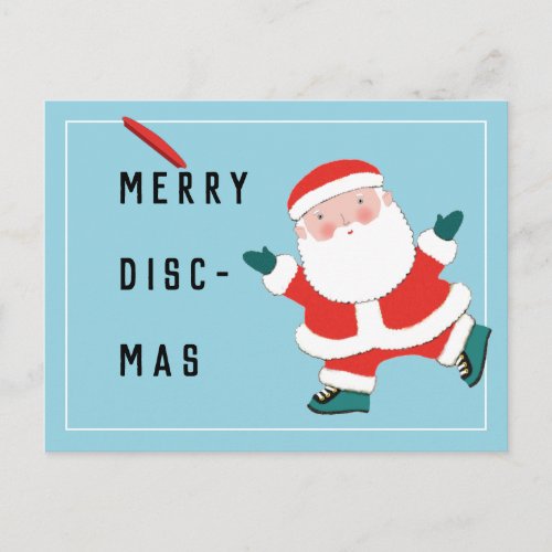 Ultimate Frisbee Christmas Holiday Cards