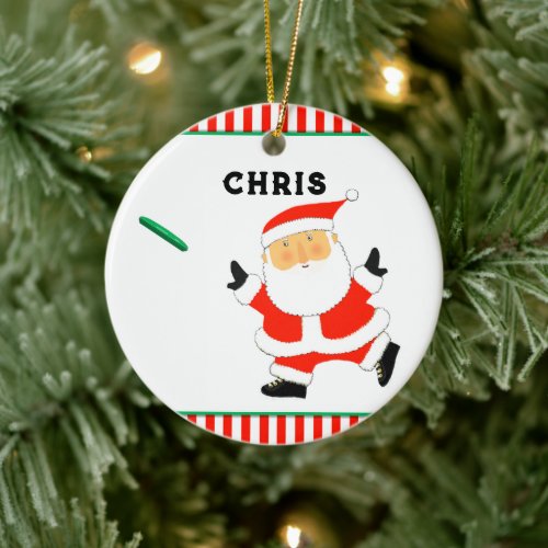 Ultimate Frisbee Collectible Ceramic Ornament