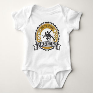 Ultimate Frisbee - Daddy's little Handler Baby Bodysuit