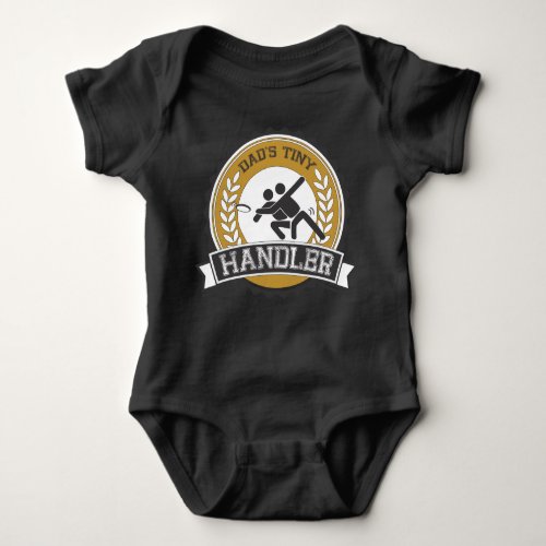 Ultimate Frisbee _ Daddys little Handler Baby Bodysuit