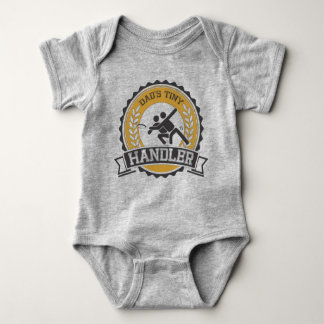 Ultimate Frisbee - Daddy's little Handler Baby Bodysuit