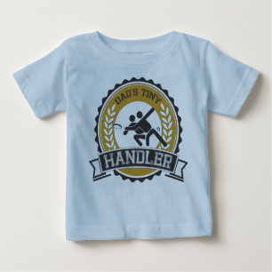 Ultimate Frisbee - Daddy's little Handler Baby T-Shirt