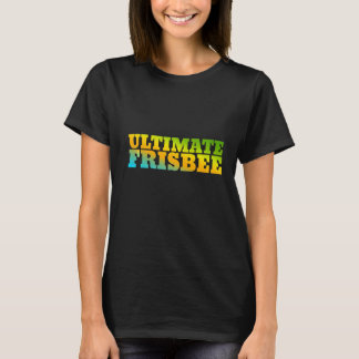 Ultimate Frisbee Designed With Nature Colors T-Shirt