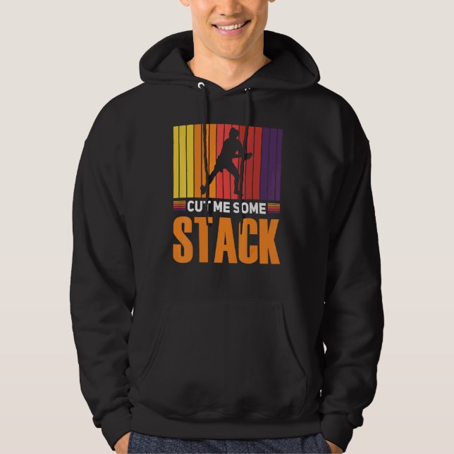 Ultimate Frisbee Disc Golf Stack Hoodie (Front)