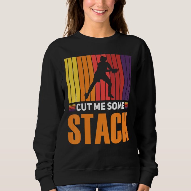 Ultimate Frisbee Disc Golf Stack Sweatshirt (Front)